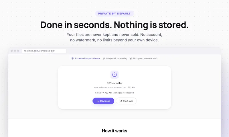 Toolifine screenshot 1