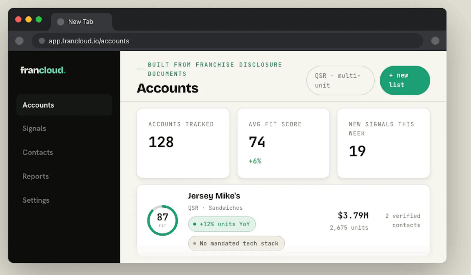 FranCloud screenshot 1