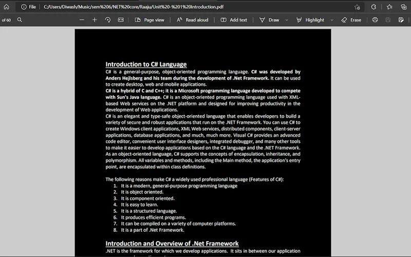 PDF Dark Mode screenshot 1