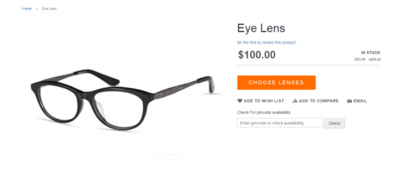 Premium Prescription Lens Configuration. media 2