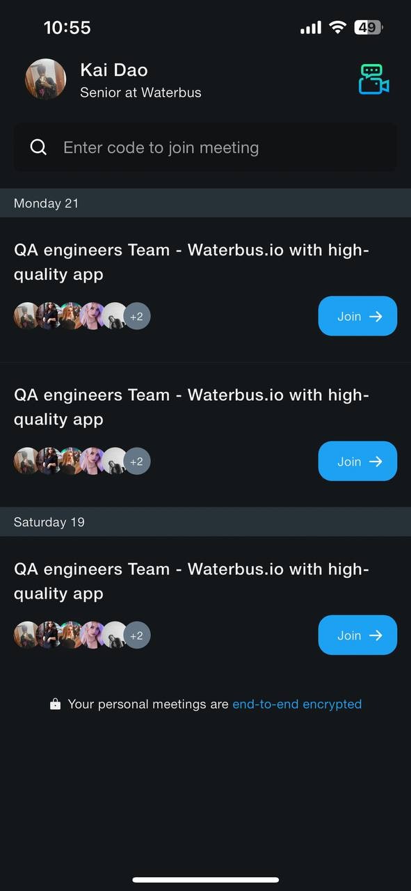 Waterbus: WebRTC SFU - L'app di videoconferenza open source basata sull'ultima WEBRTC. media 2