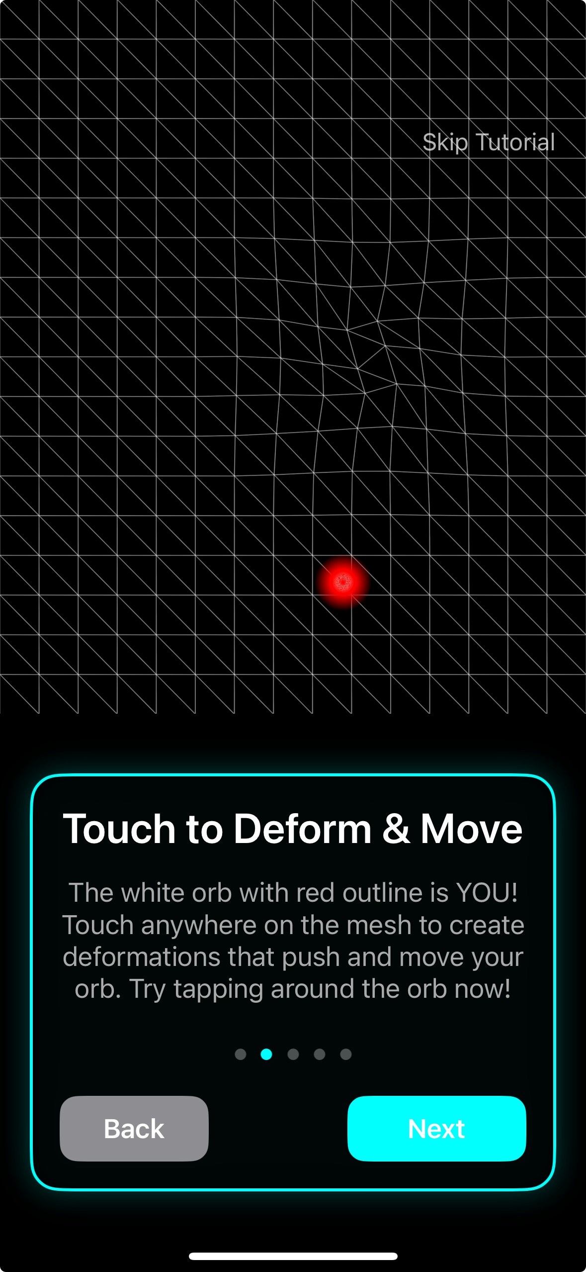 Wavefield Bubble: a new ios game gallery image