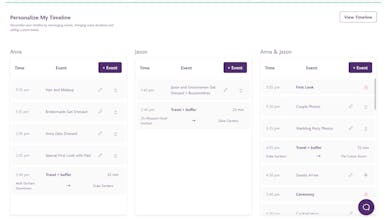 Wedding Day Timeline gallery image