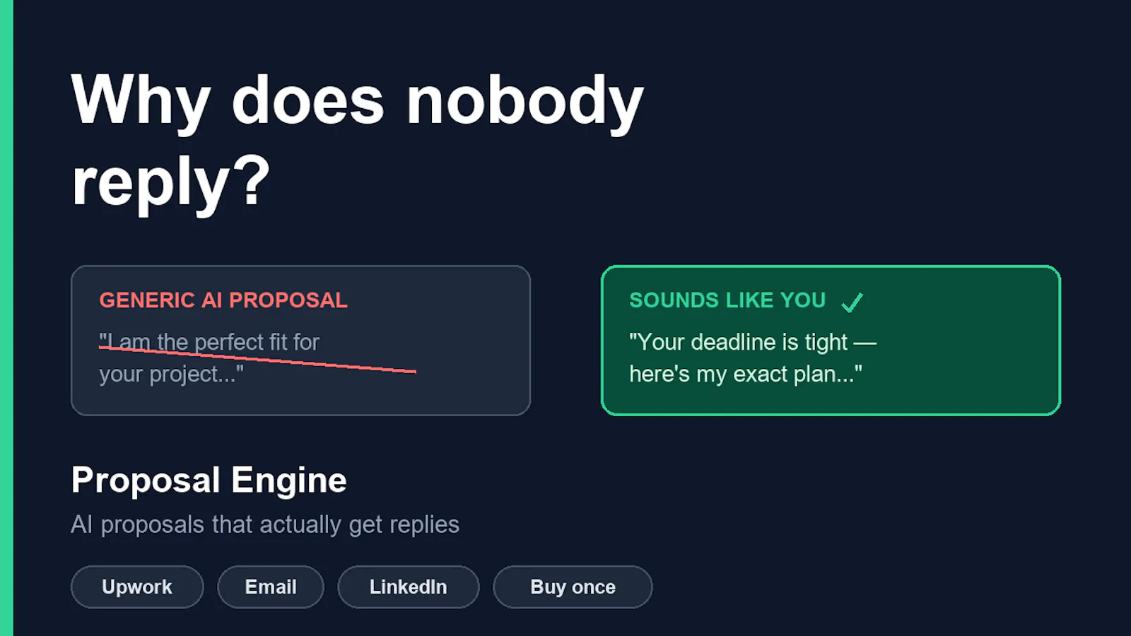 Proposal Engine screenshot 1
