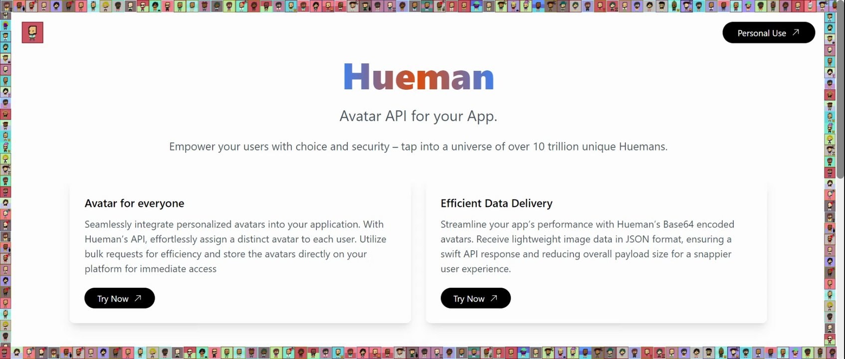 startuptile HueMan- Avatar API for your App.