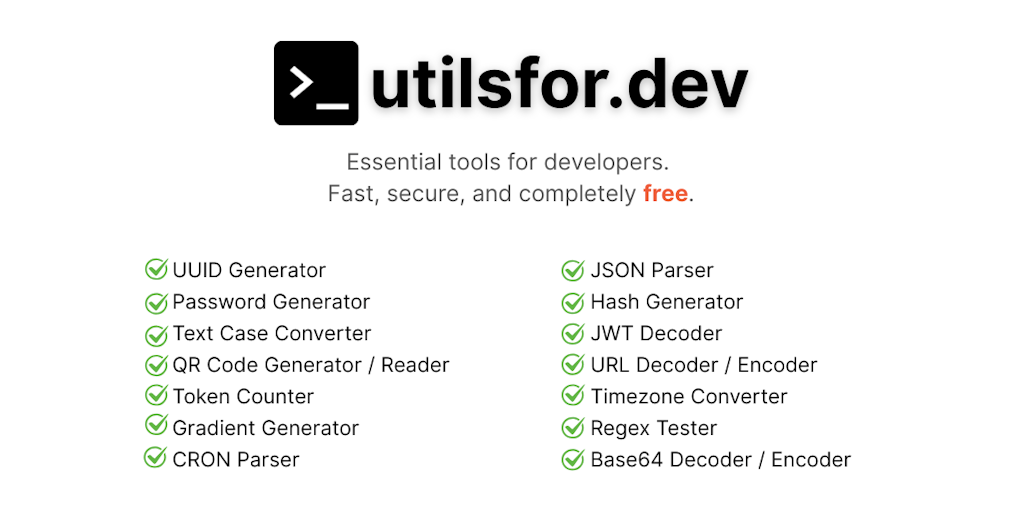 utilsfor.dev