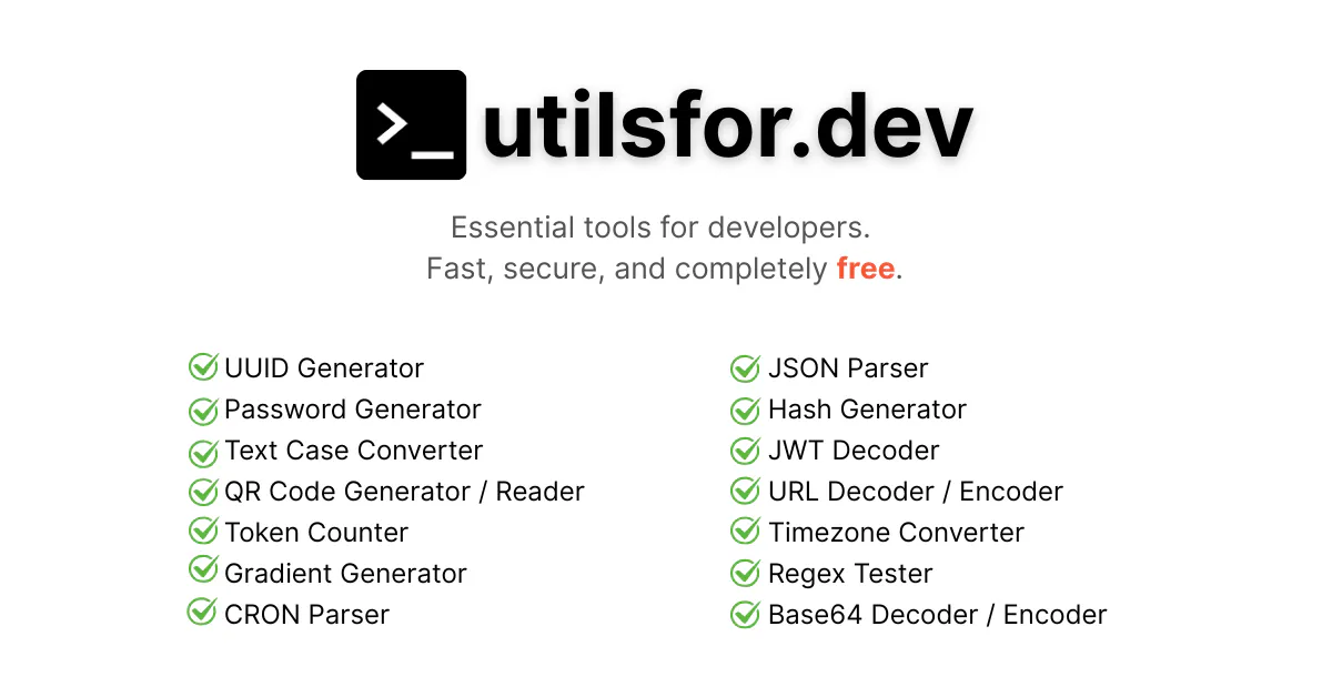 utilsfor.dev