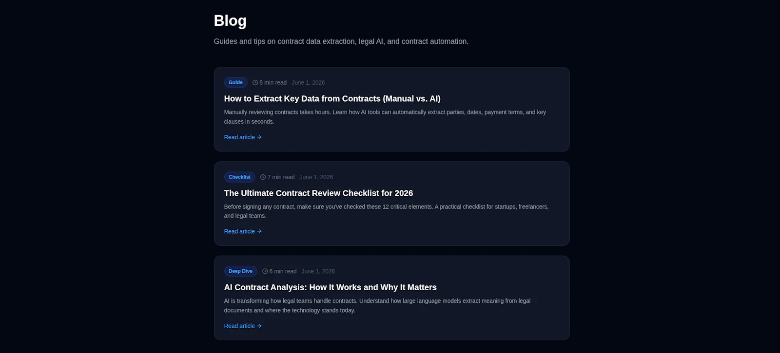 ContractExtract screenshot 3