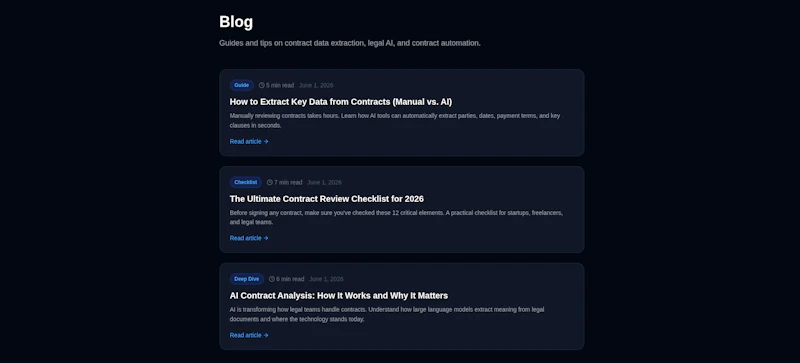 ContractExtract screenshot 3