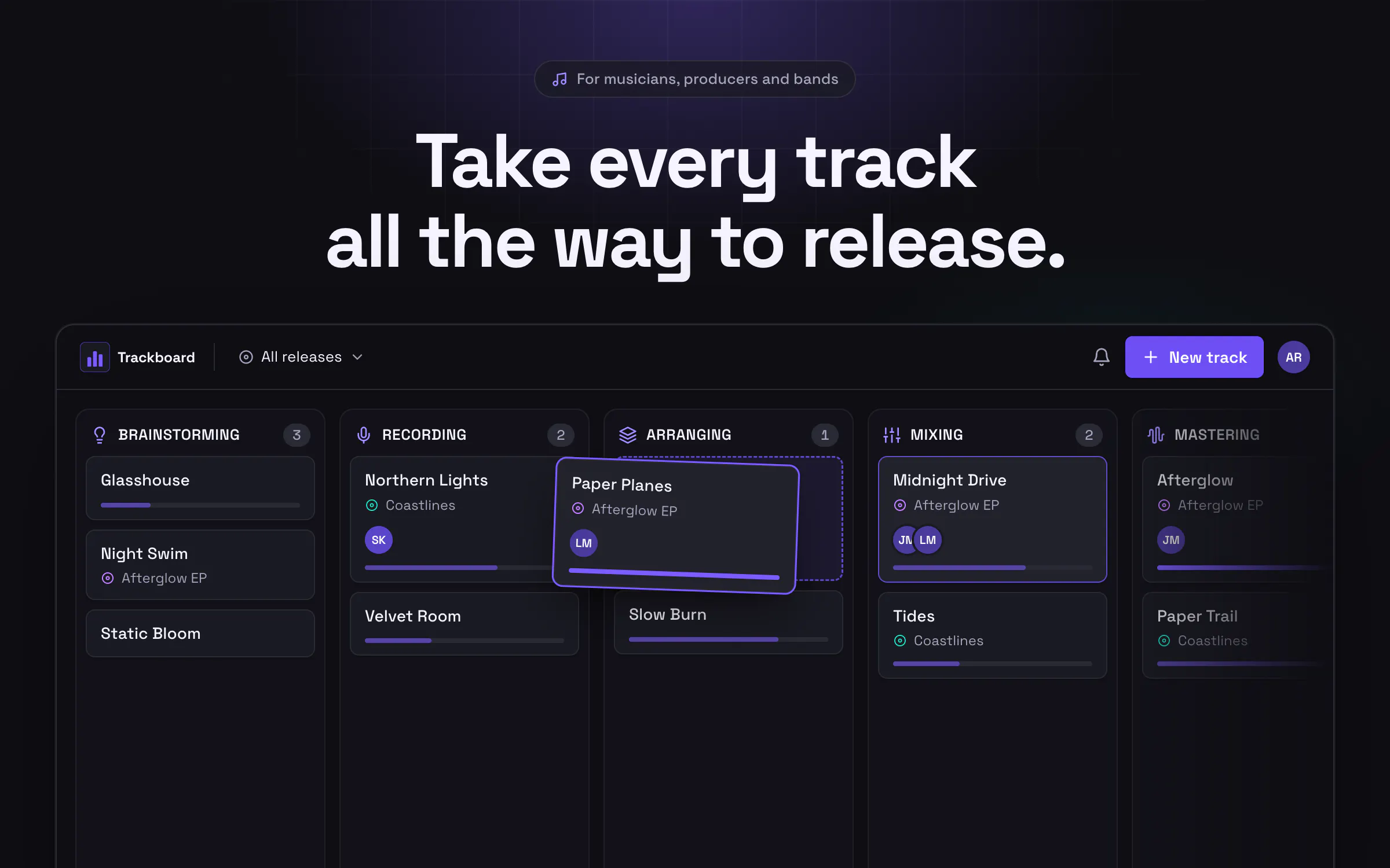 Trackboard gallery image