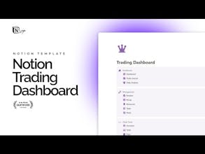 Trading Journal - Notion Template gallery image