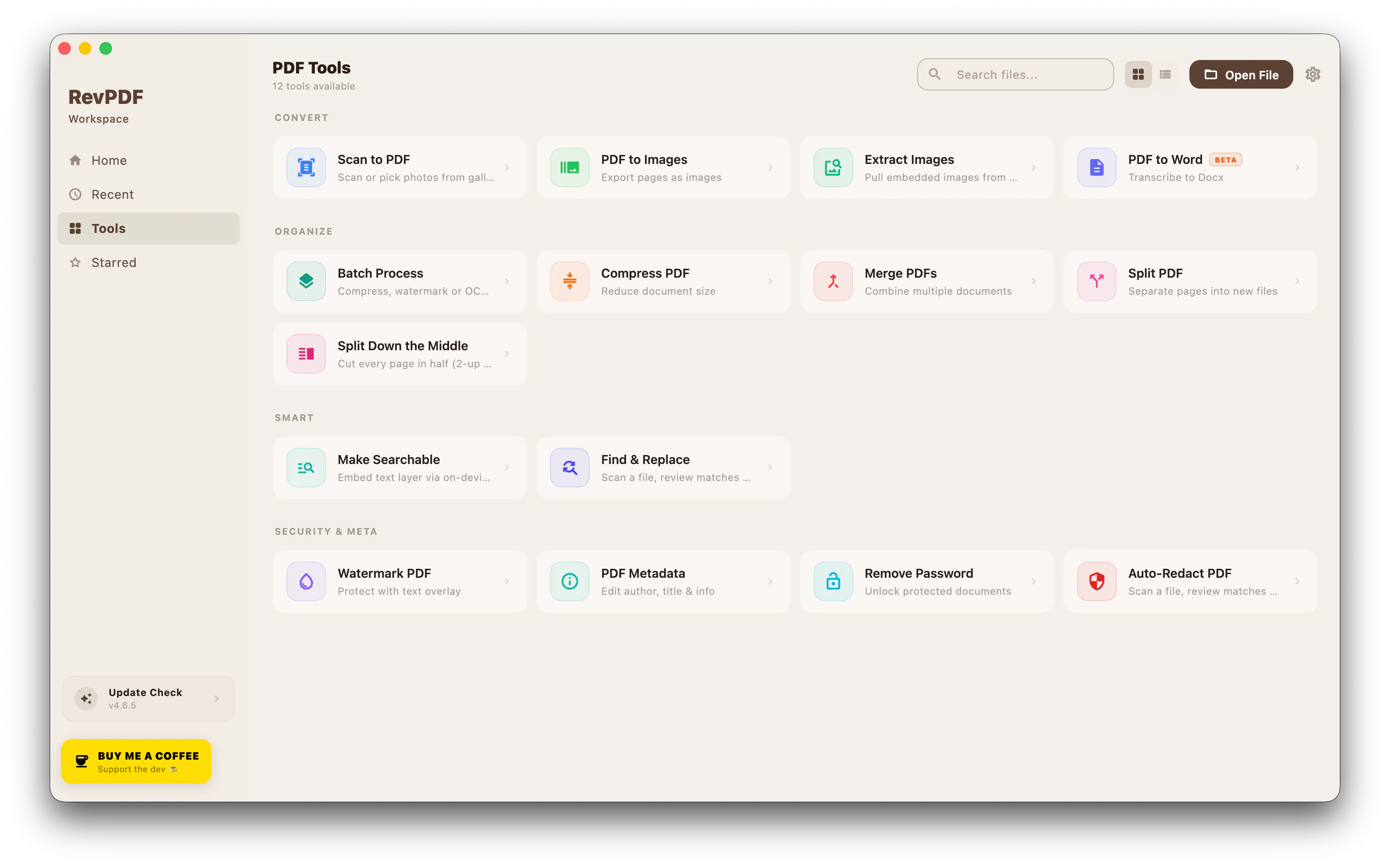RevPDF - Offline native Pdf editor gallery image