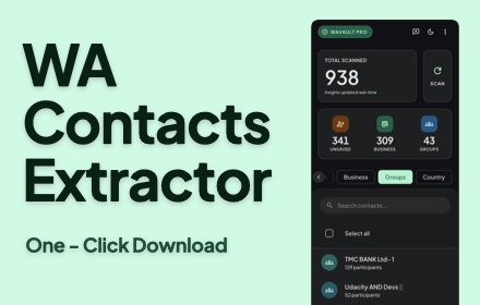 WaVault: Private WhatsApp CRM Export gallery image