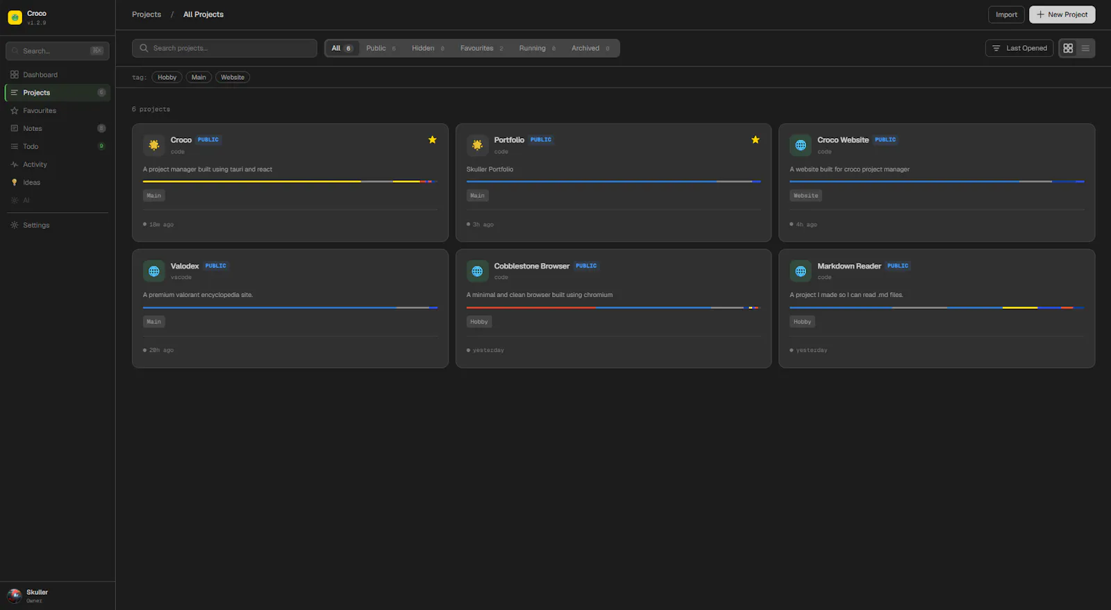 Croco screenshot 2