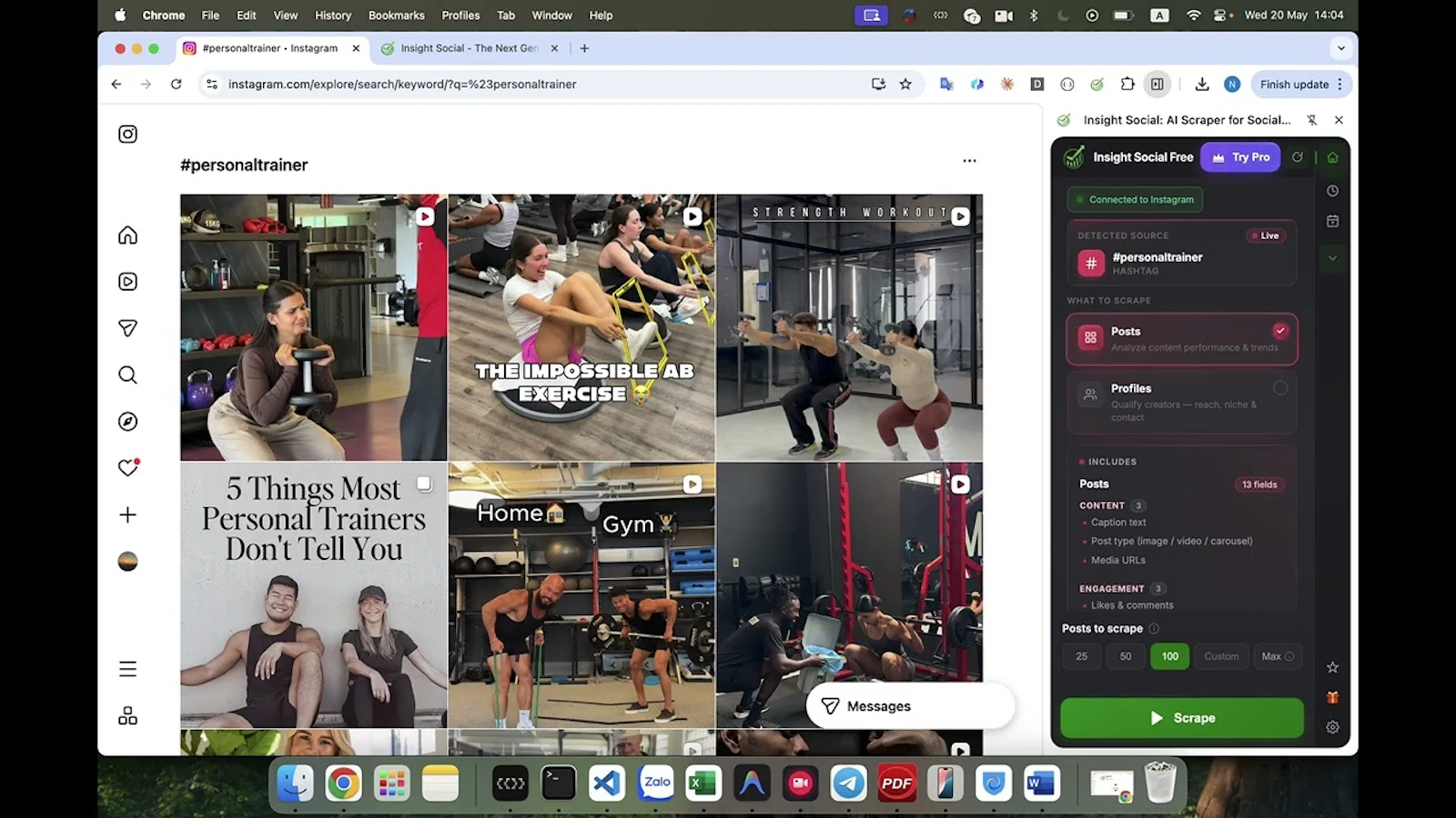 Insight Social screenshot 1 (video preview)