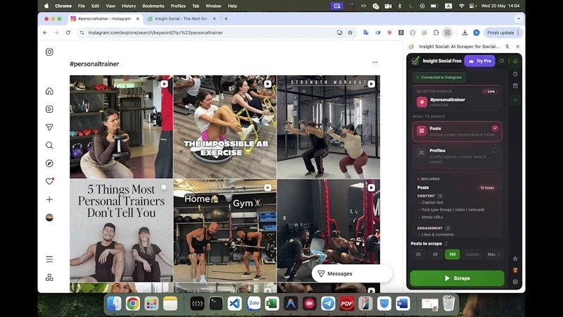 Insight Social screenshot 1 (video preview)