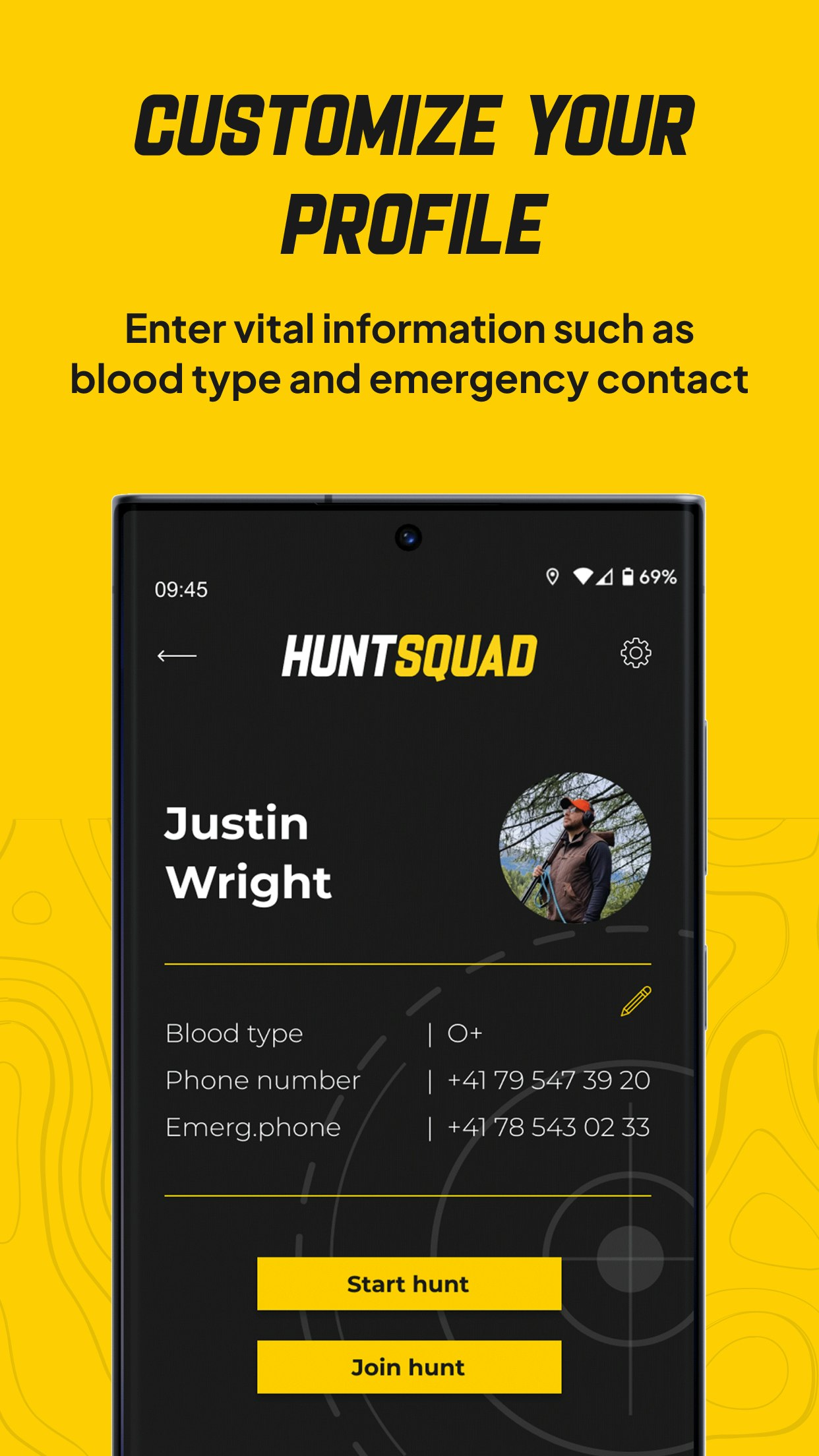 Huntsquad.app - शिकार के स्थान पर ट्रैकिंग और संवाद करने के लिए ऐप मीडिया 2