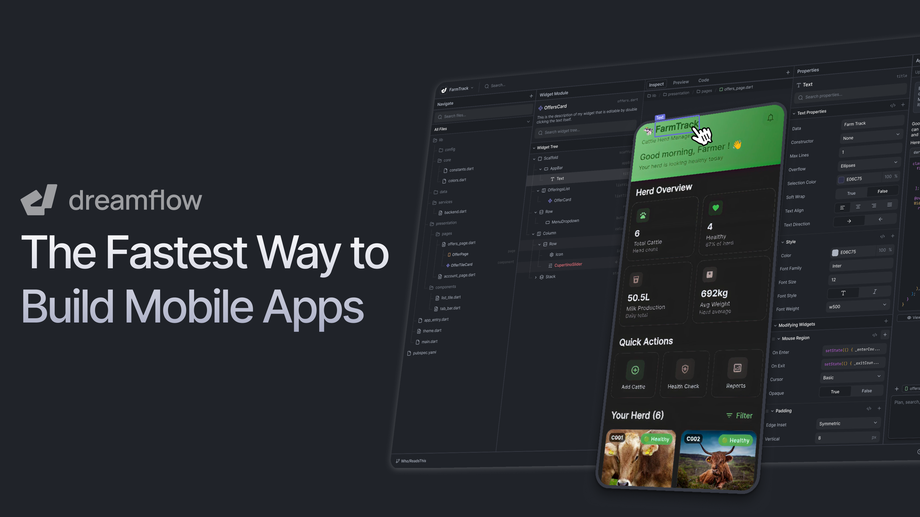 Dreamflow Mobile Preview