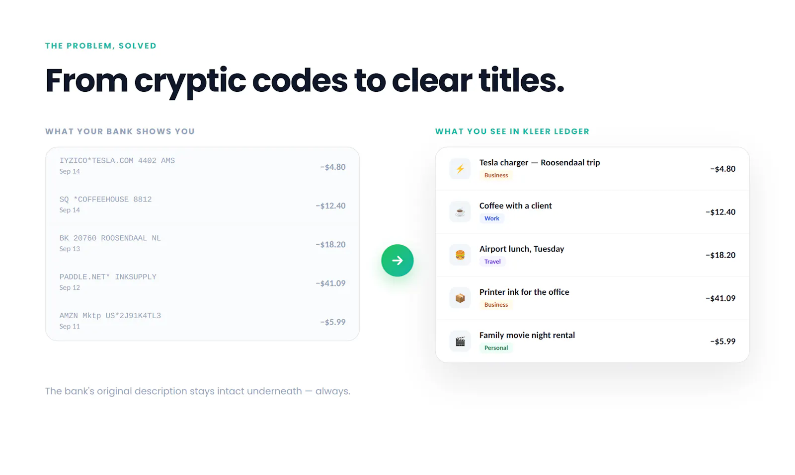 Kleer Ledger  screenshot 2
