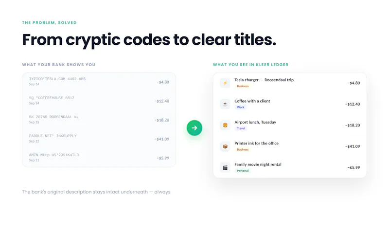 Kleer Ledger  screenshot 2