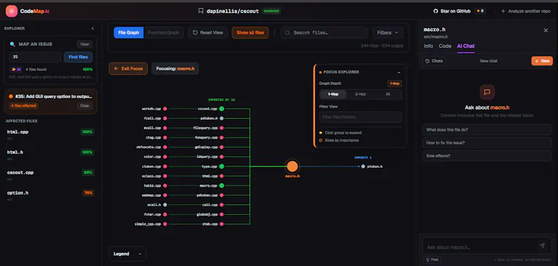 Code map ai screenshot 1