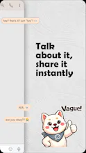 VagueChat - Real-time Chat & Calling App gallery image