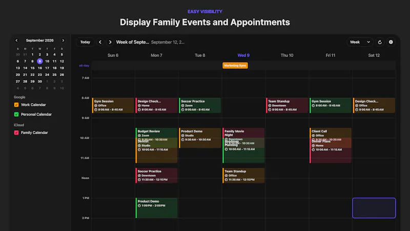 TV - Family Calendar screenshot 2