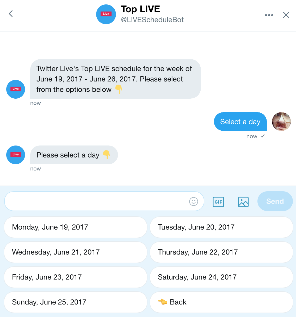 LIVE Schedule Bot gallery image