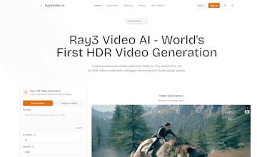 Ray3 Video AI gallery image