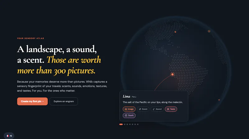 WHIB - Where Have I Been  screenshot 1