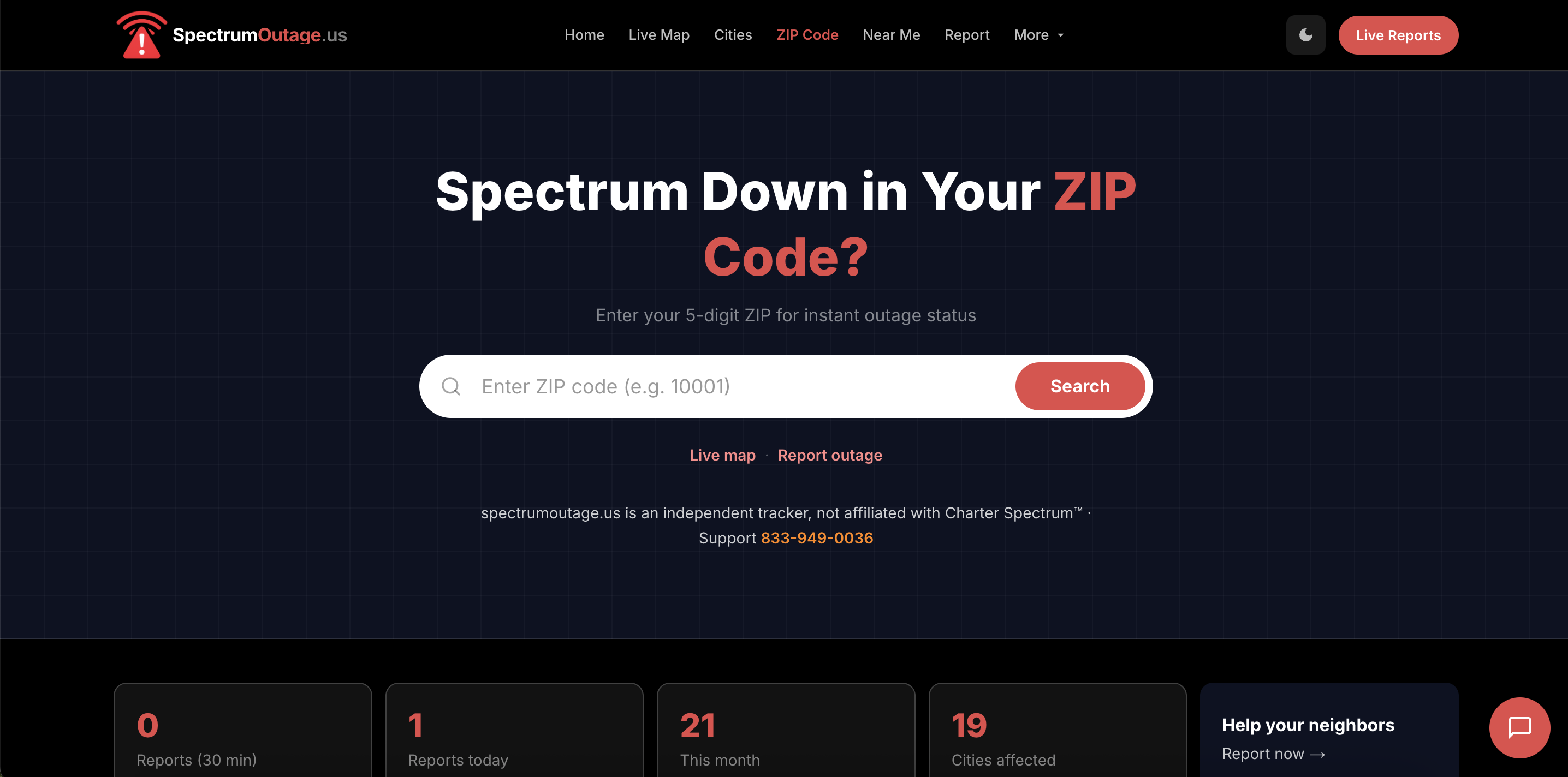 SpectrumOutage.us gallery image