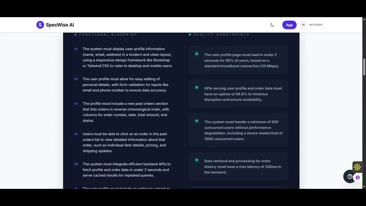 SpecWise AI gallery image