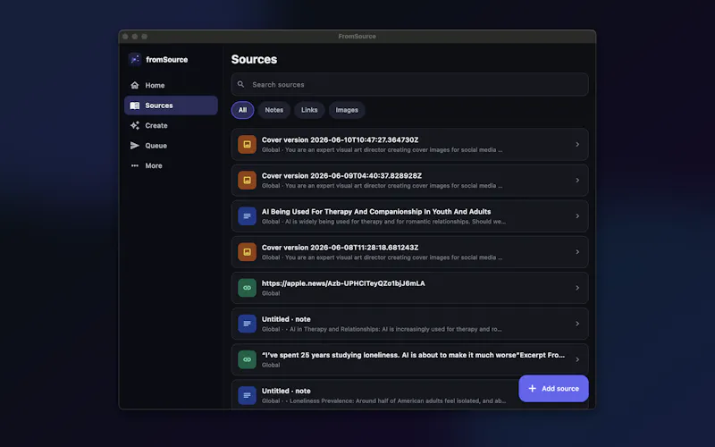 FromSource screenshot 4