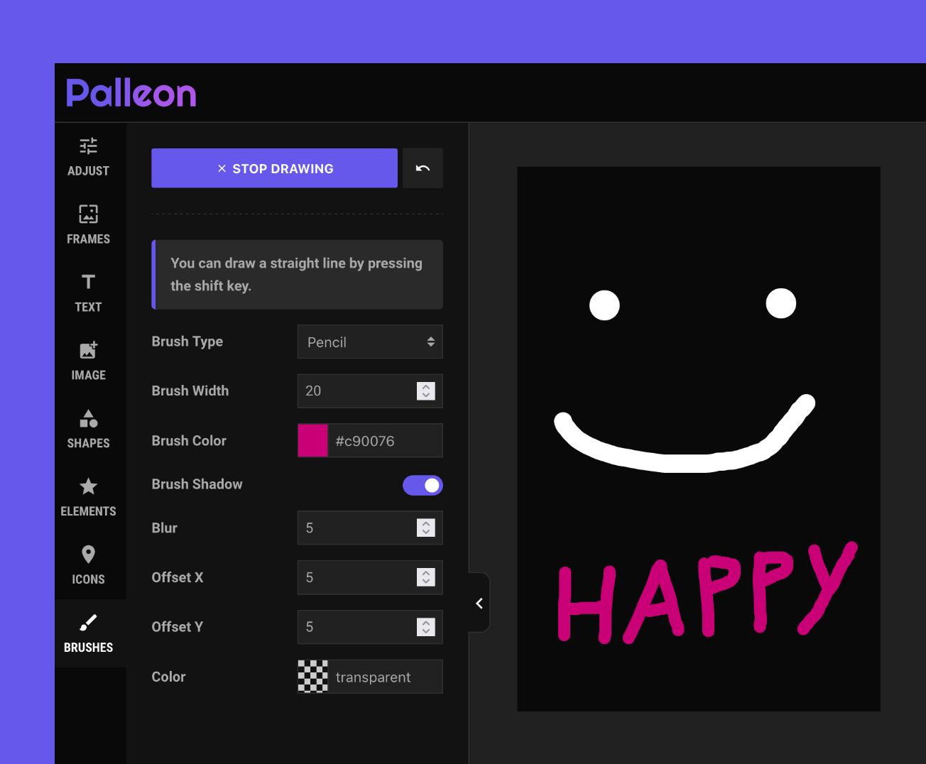 Palleon - WordPress Image Editor - Een afbeeldingseditor die is geïntegreerd met uw WordPress -site media 9