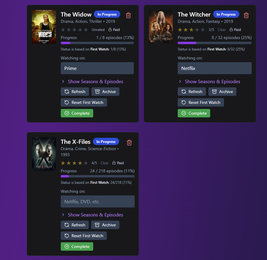 TV Tracker gallery image