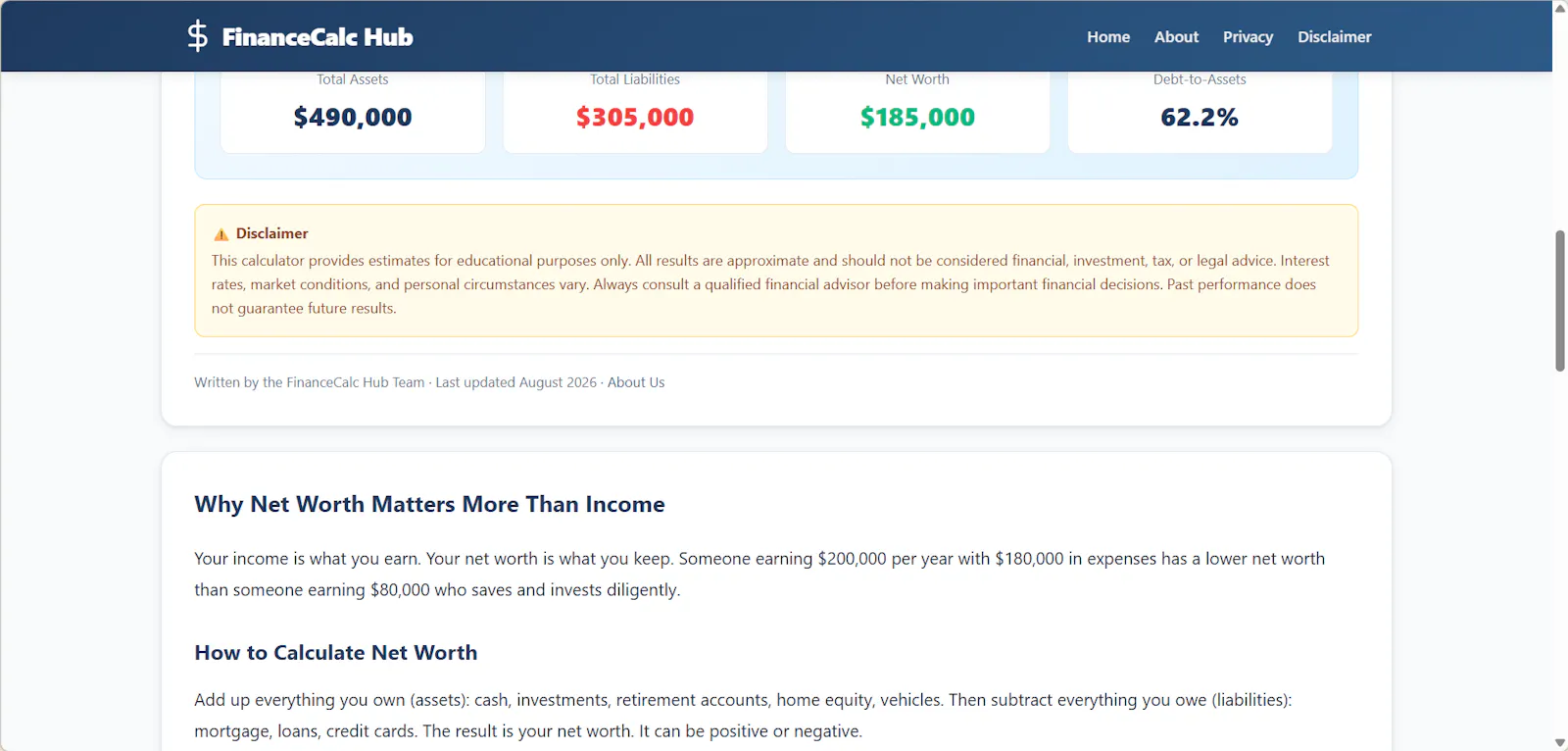 FinanceCalc Hub screenshot 5