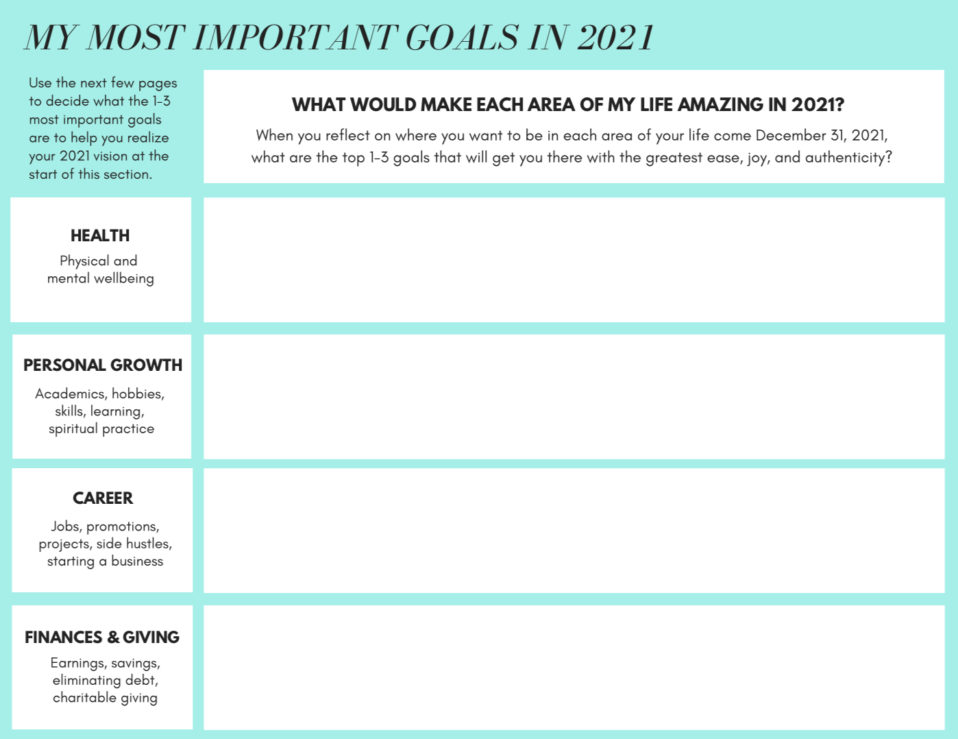 The Best Life Planner 2021 gallery image