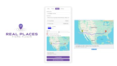 Real Places: Figma Plugin gallery image