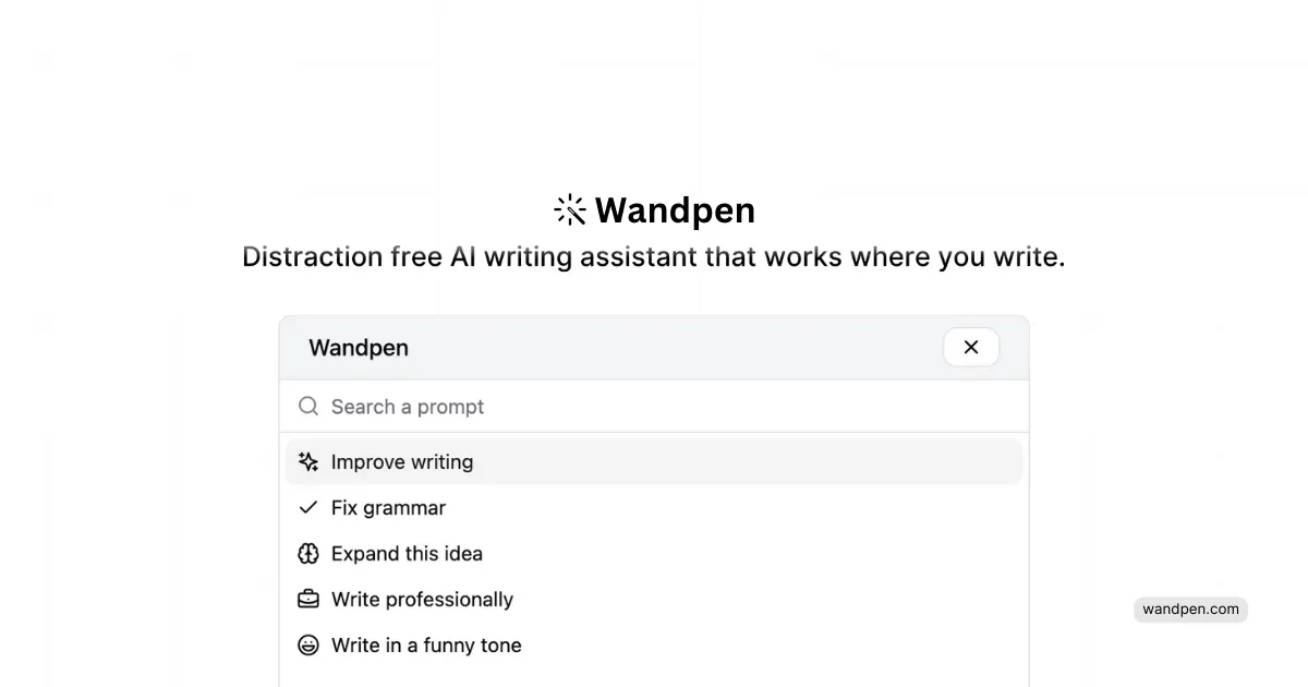 Wandpen