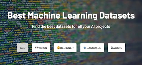 Best Machine Learning Datasets gallery image