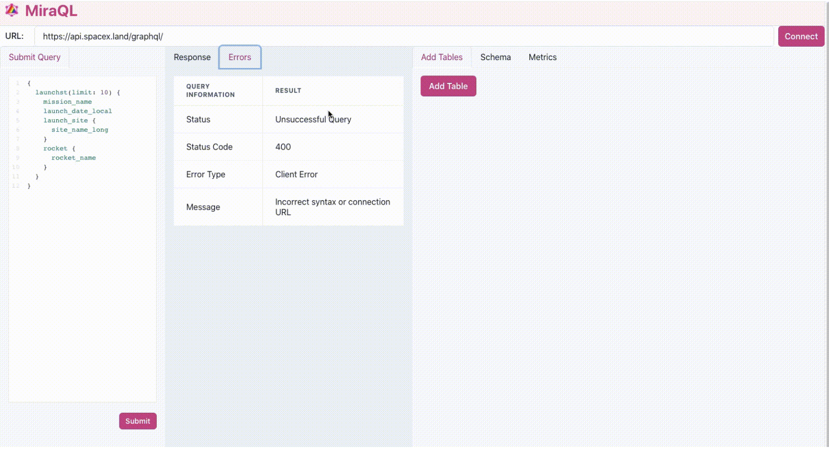 MiraQL gallery image
