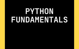 Python Fundamentals media 2