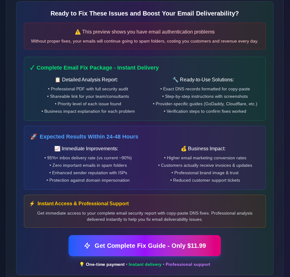 InboxShield Mini - Screenshot 3 showing product features and functionality