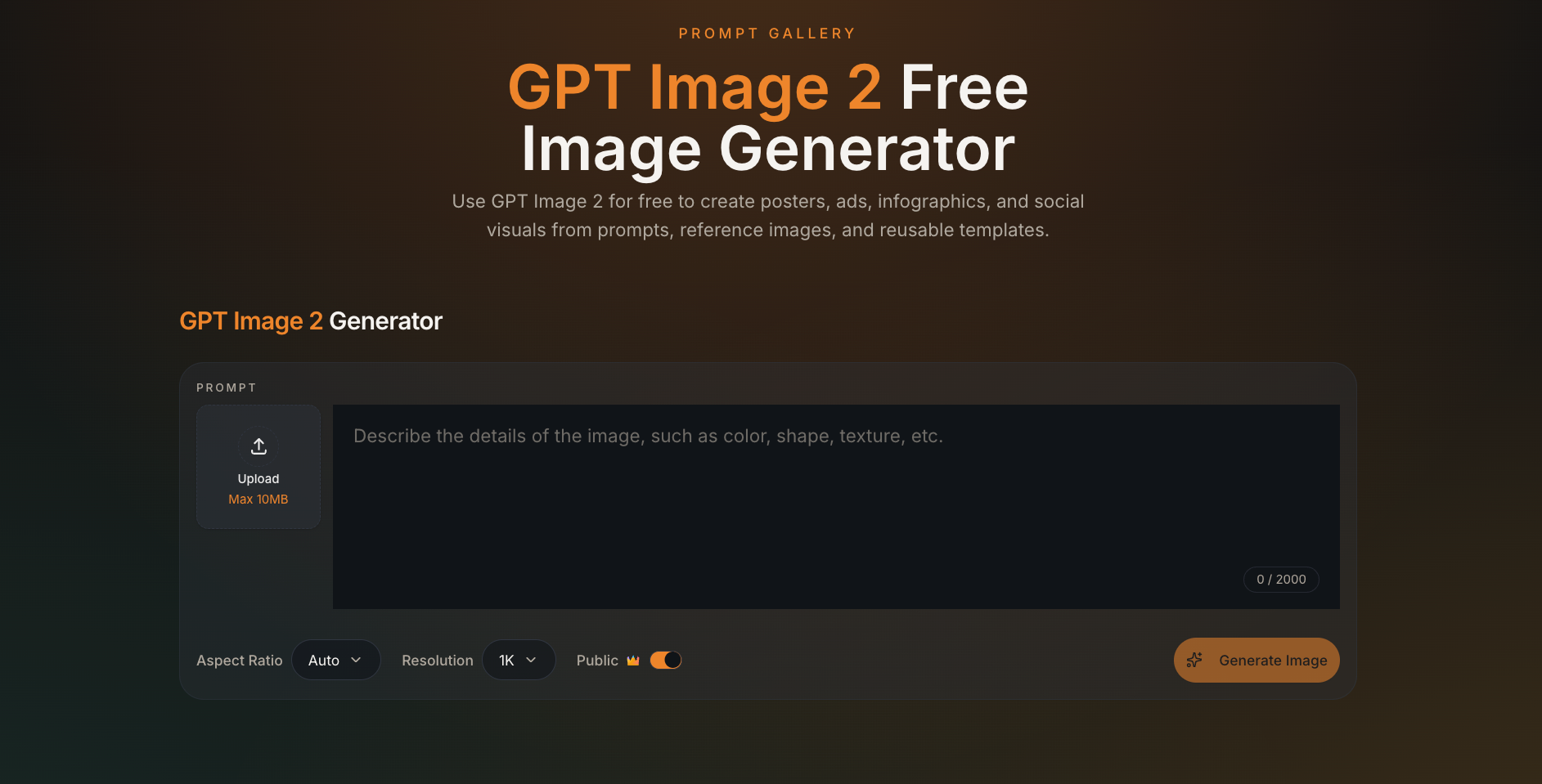 GPT Image Prompt gallery image