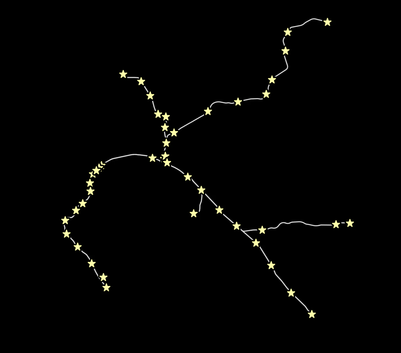 Transit Star Maps