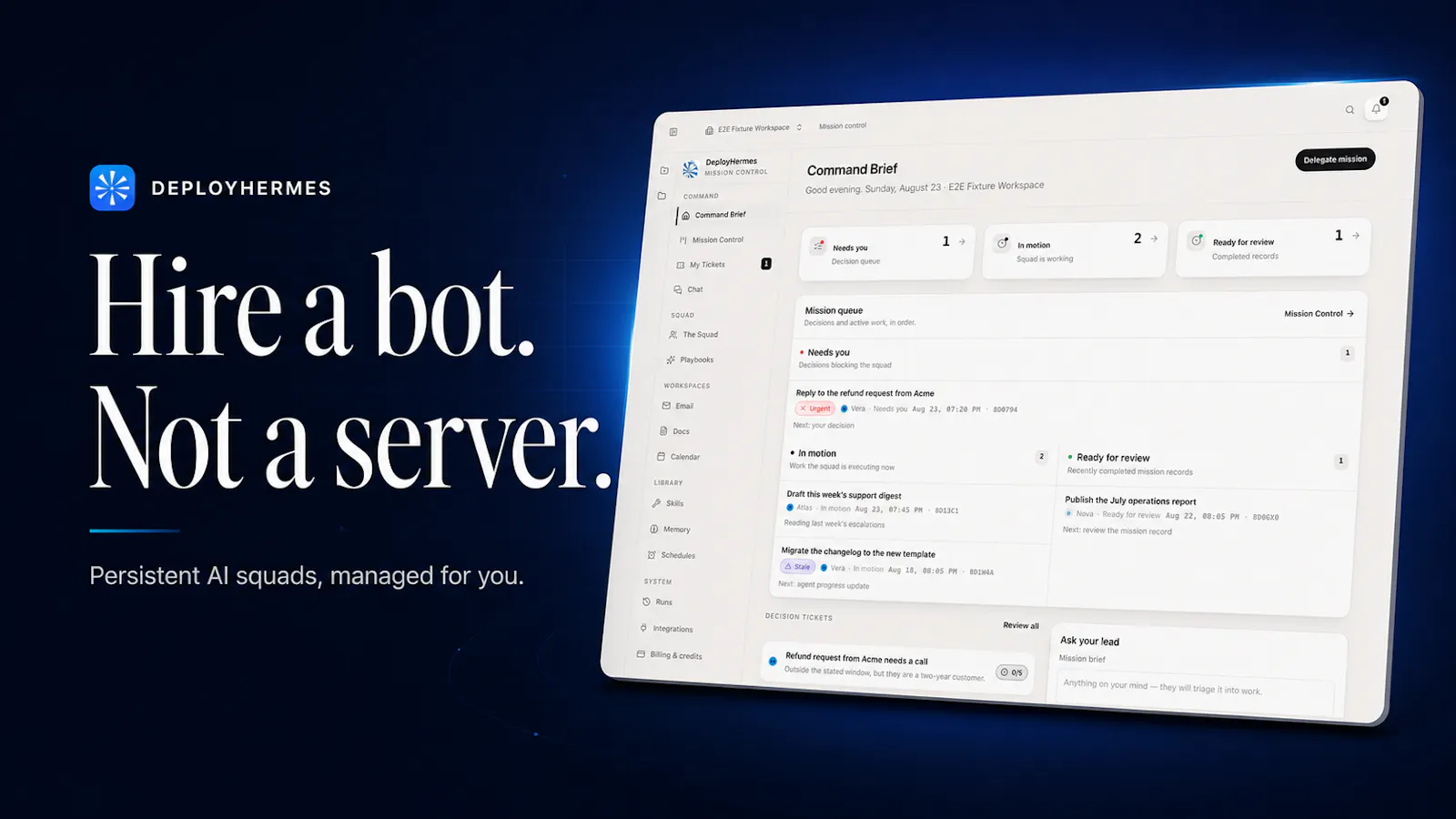 DeployHermes screenshot 1