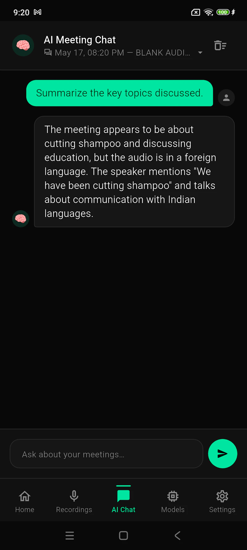 Private AI Assistant screenshot 3