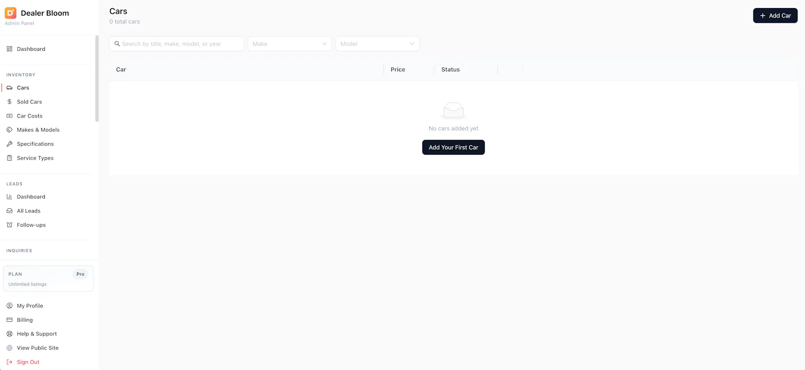 Dealer Bloom screenshot 3