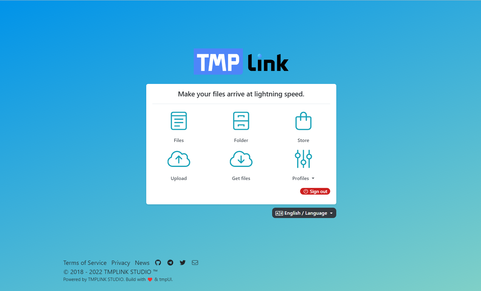 TMP -link - Snelle tijdelijk delen van bestanden. media 2