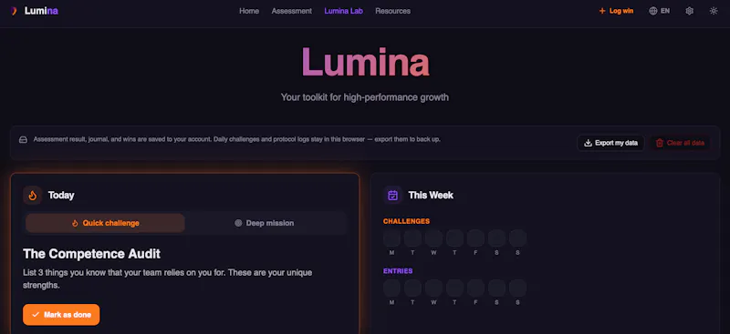 Lumina screenshot 3